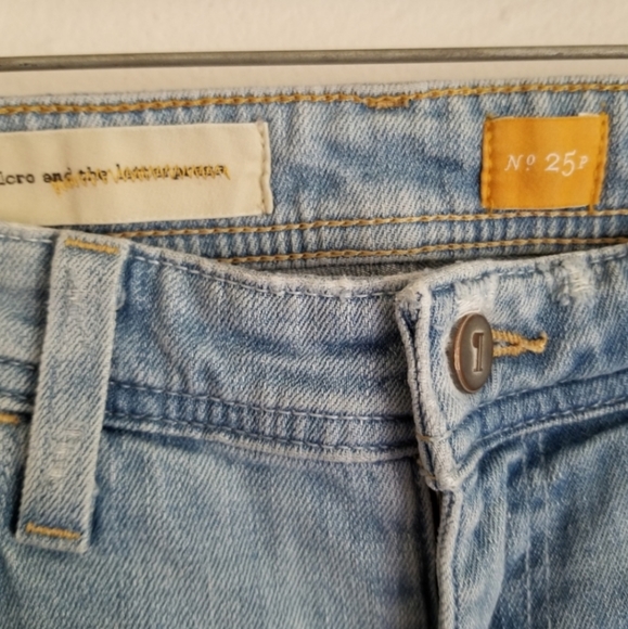 Pilcro and the Letterpress Distressed Paint Mom Jeans 25 XS - Picture 4 of 4